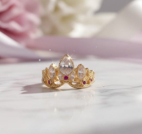 ANILLO DORADO DE CORONA