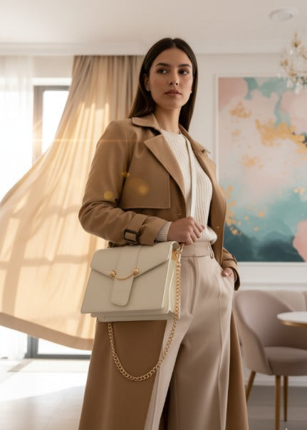 BOLSO ONDULY AURORIA BLANCO